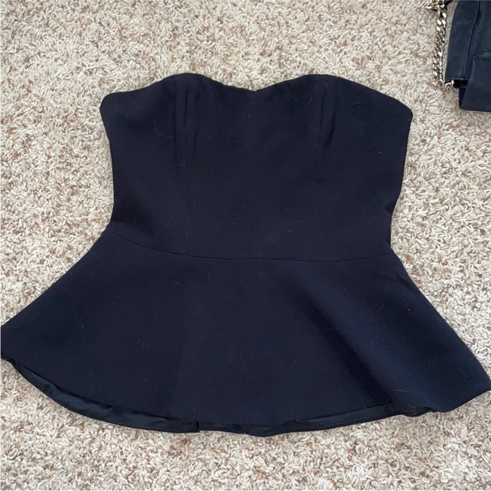 Forever 21 Black Strapless Top